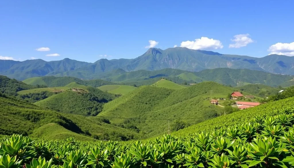 Image of a coffee farm in Jardin, Colombia