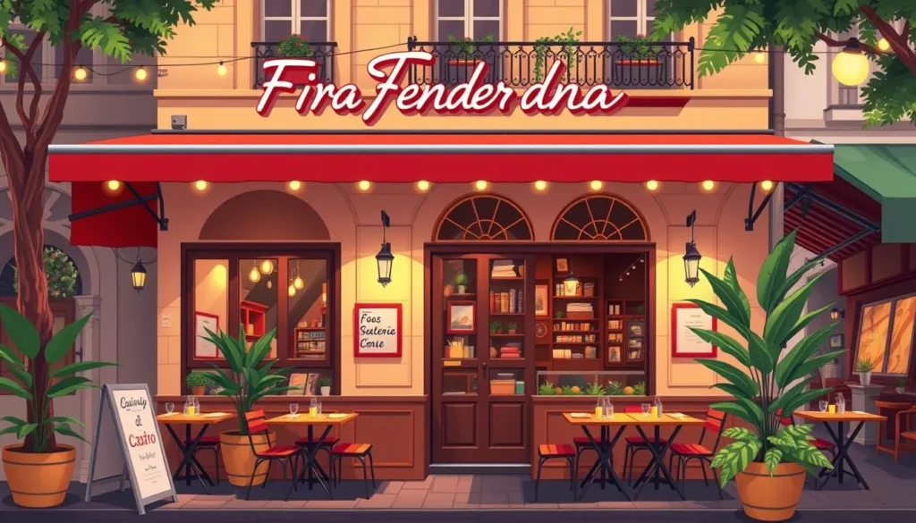 Image of a cozy French bistro in Brasilia