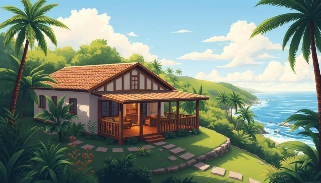 Image of a cozy accommodation on Ilha do Cardoso