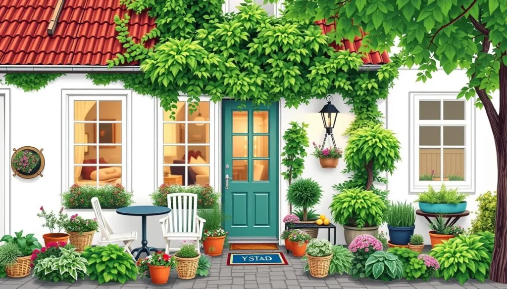 Image of a cozy bed and breakfast in Ystad