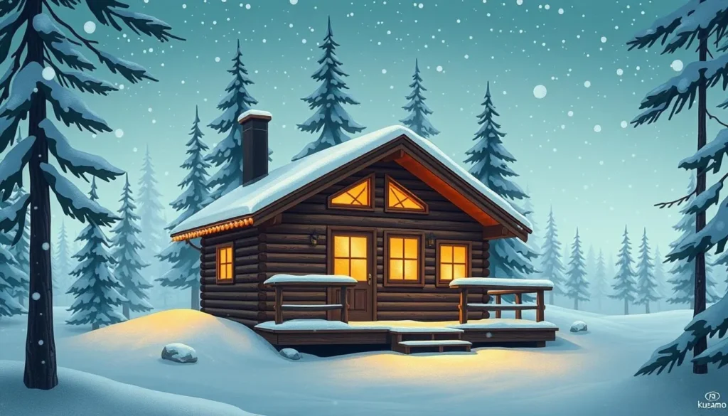 Image of a cozy cabin in Kuusamo