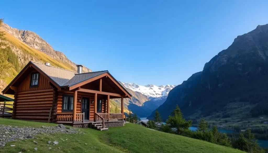 Image of a cozy cabin in Øvre Dividal National Park