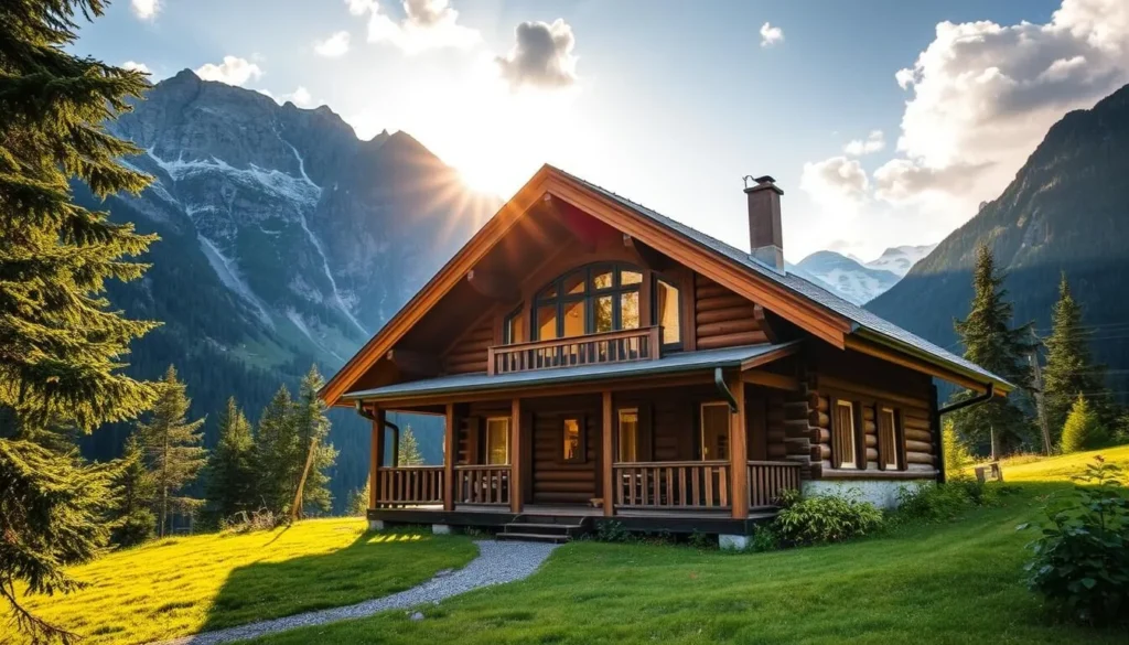 Image of a cozy cabin in the mountains of Telemark