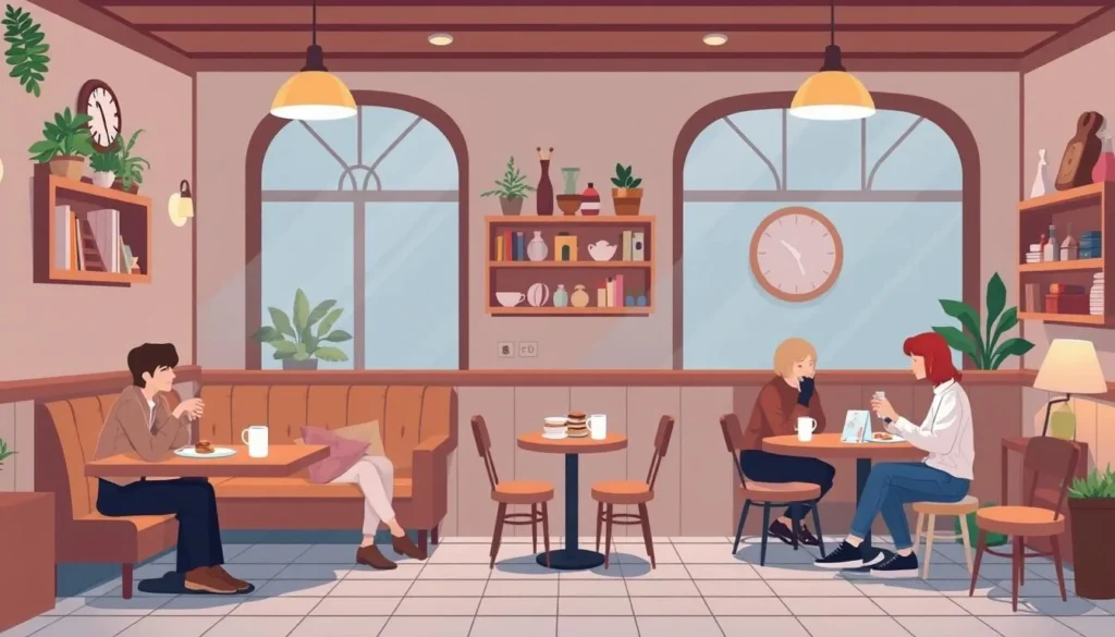 Image of a cozy café in Svitavy