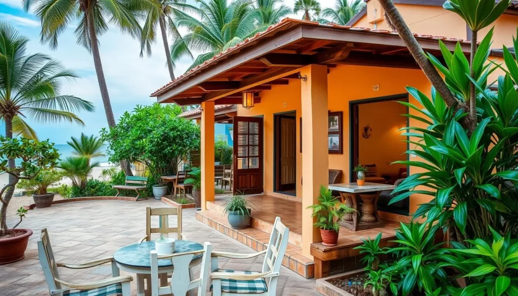 Image of a cozy hostel in Punta del Diablo