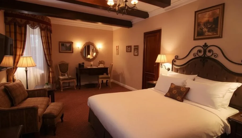 Image of a cozy hotel room in Tabor, Czech Republic