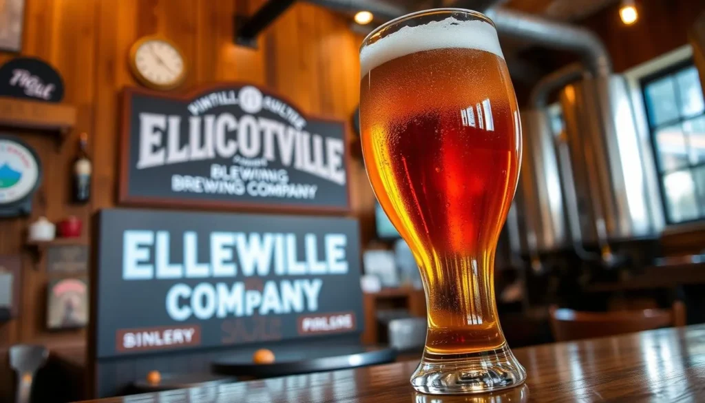 Image of a craft beer at Ellicottville Brewing Company