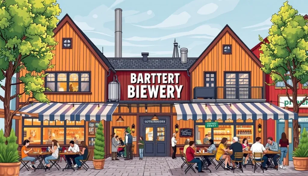Image of a craft brewery in Gothenburg