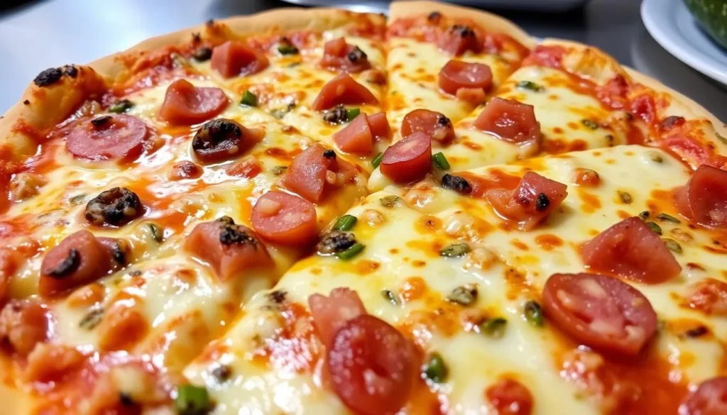 Image of a delicious pizza from Obee's Pizza
