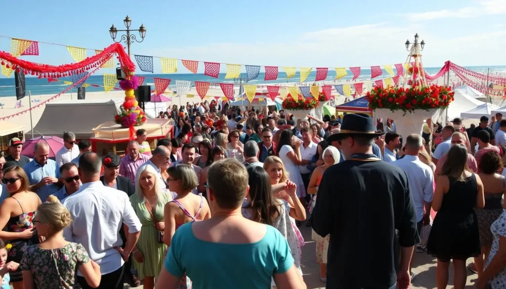 Image of a festival in Palanga