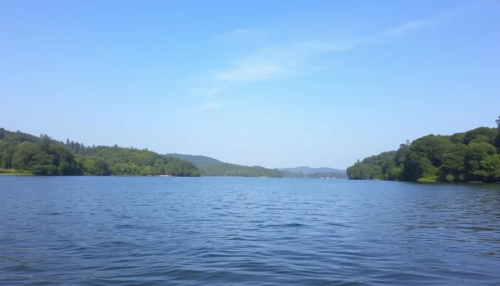 Image of a fishing spot on Lake Bandak