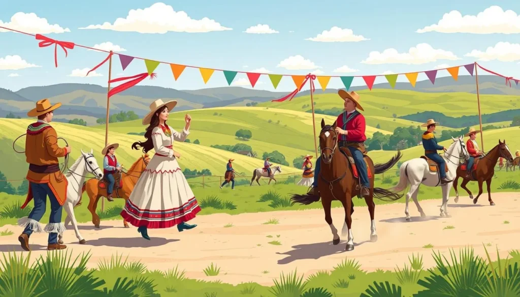 Image of a gaucho festival in Uruguay