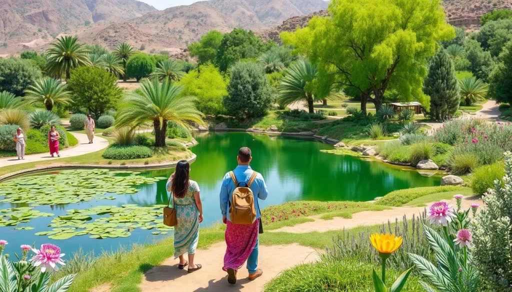 Image of a guided tour at Al Ahsa Oasis