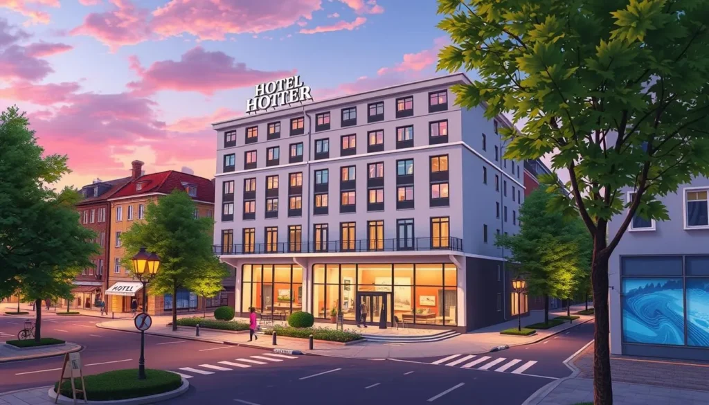 Image of a hotel in Halmstad city centre