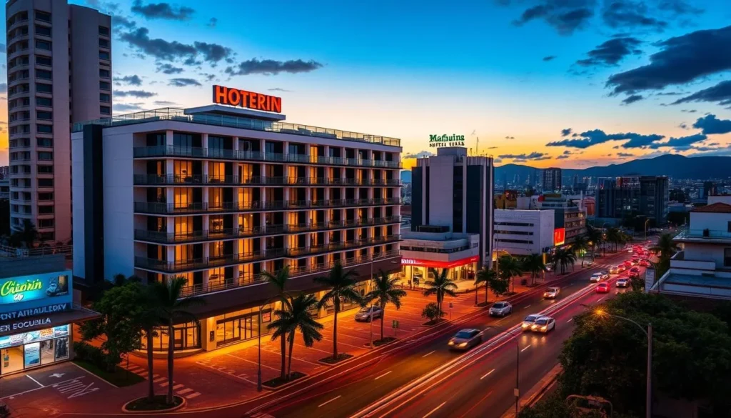 Image of a hotel in downtown Maturin, Venezuela