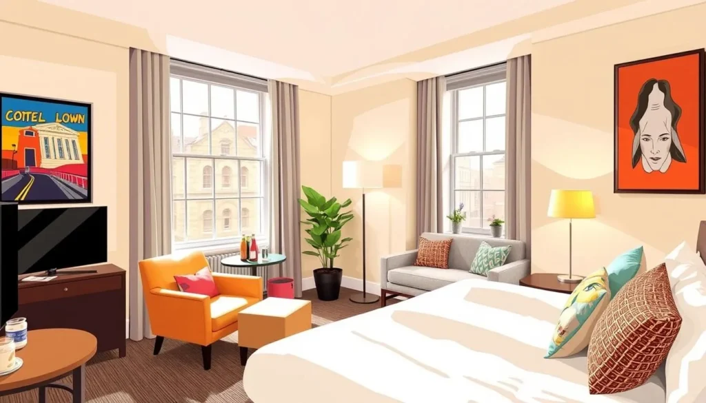 Image of a hotel room in Camden Town