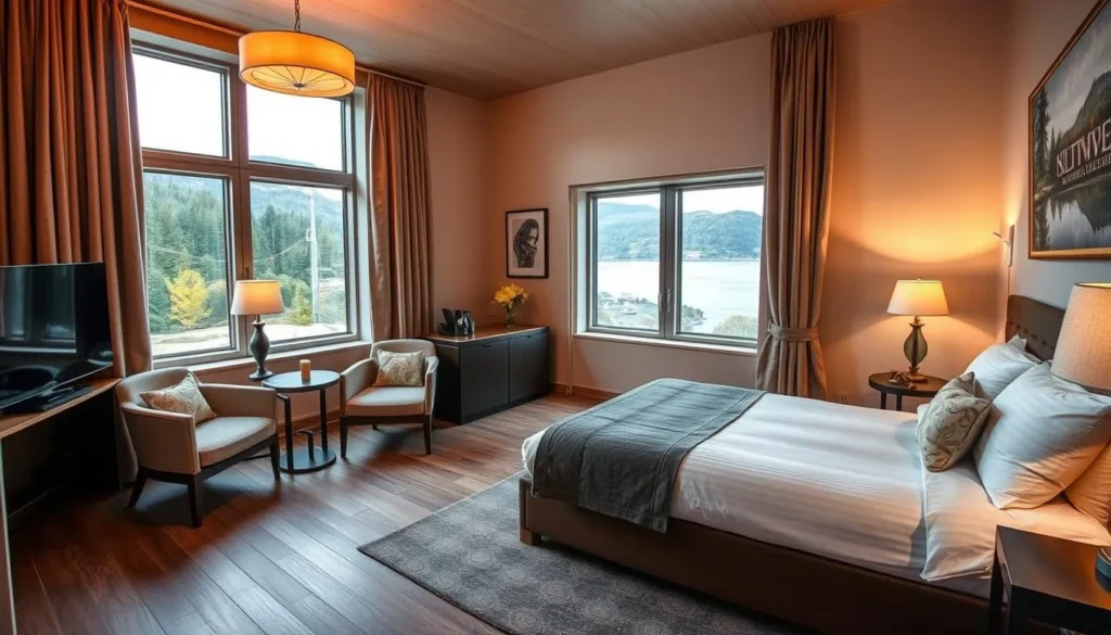 Image of a hotel room in Steinkjer or Snåsa