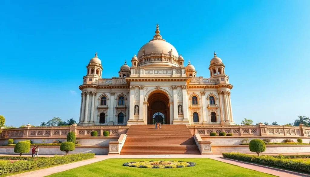 Image of a iconic Kolkata landmark like Victoria Memorial