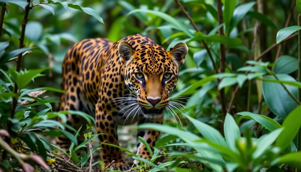 Image of a jaguar in its natural habitat within Campos Amazonicos National Park