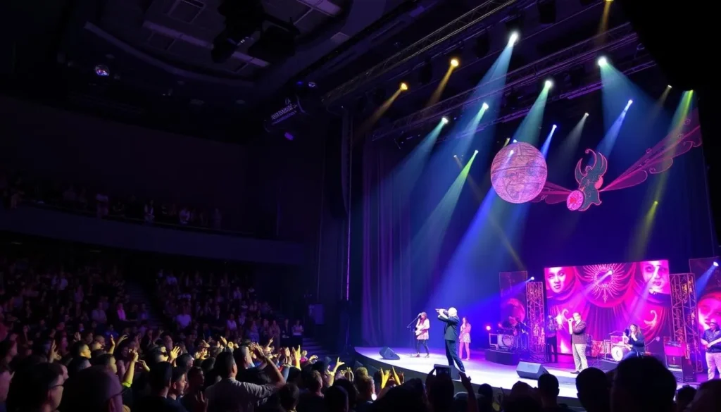 Image of a live performance at one of Pocatello's theaters