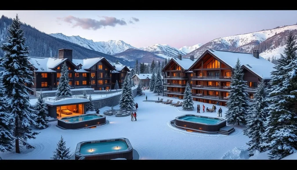 Image of a luxurious mountain resort in Åre, Sweden