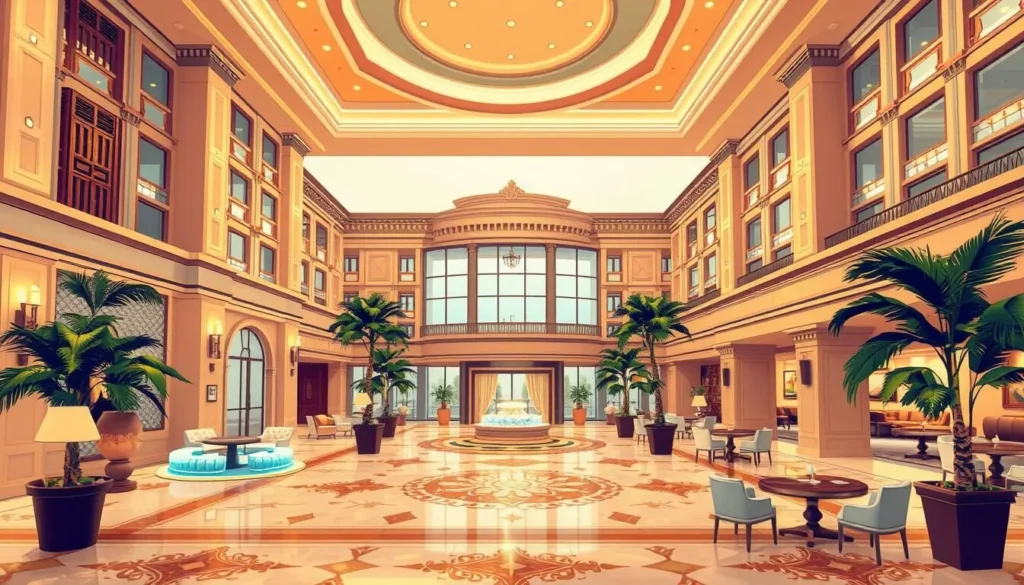 Image of a luxury hotel in Indore, such as Radisson Blu or Sayaji Hotel