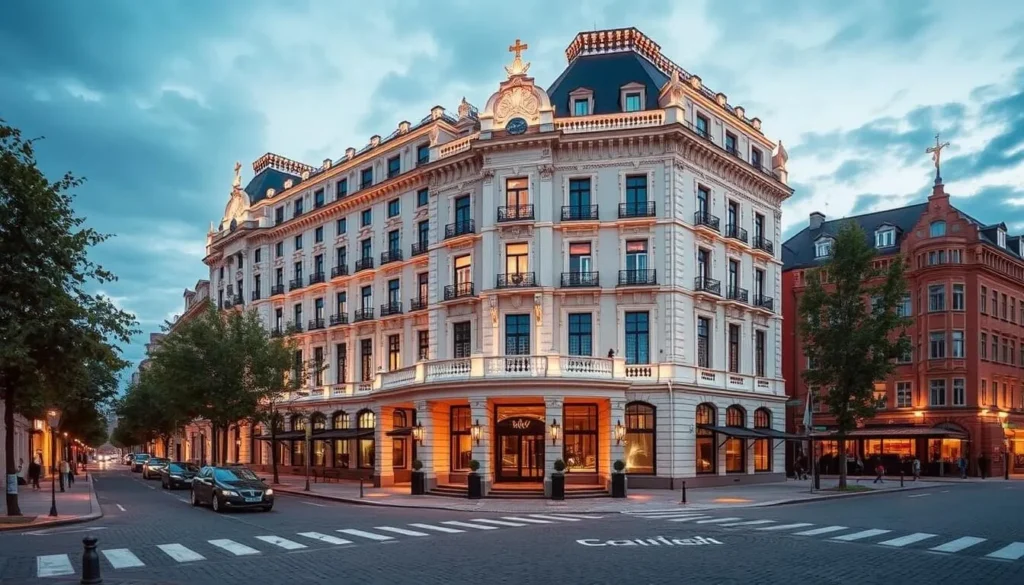Image of a luxury hotel in Turku city center