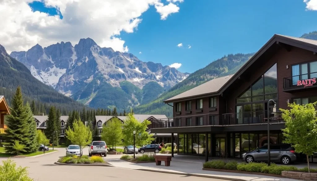 Image of a mid-range hotel in Banff
