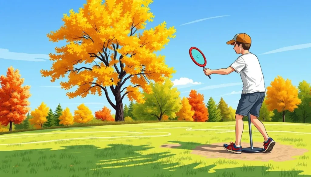 Image of a person playing disc golf in Mariehamn
