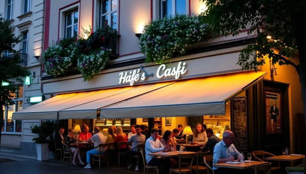 Image of a popular café or restaurant in Siauliai
