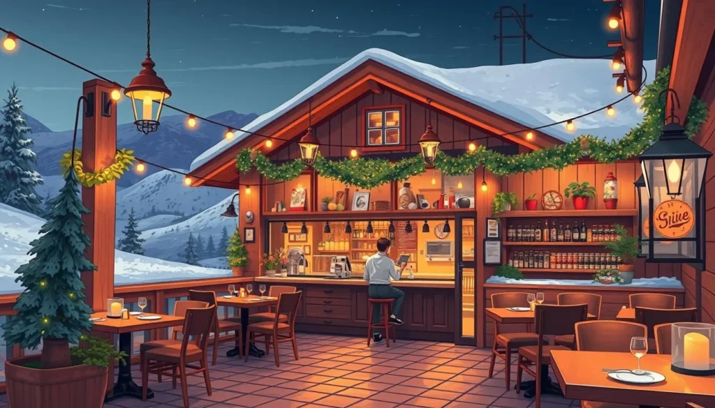 Image of a restaurant in Skien with a cozy atmosphere