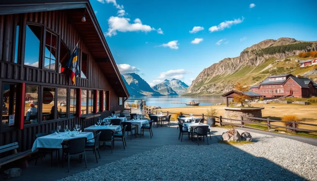Image of a restaurant near Kjolen National Park