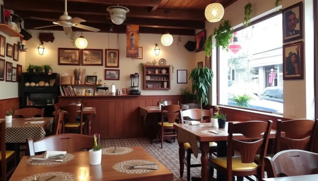 Image of a restaurant on Avenida Gorlero serving traditional Uruguayan cuisine