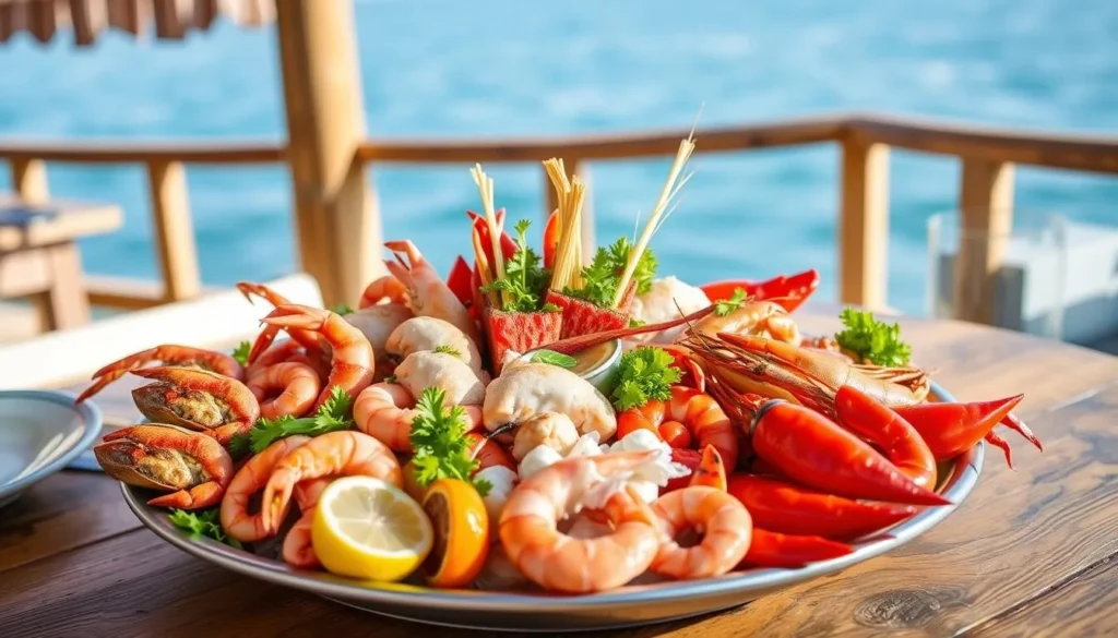 Image of a seafood platter at The Crab Shack