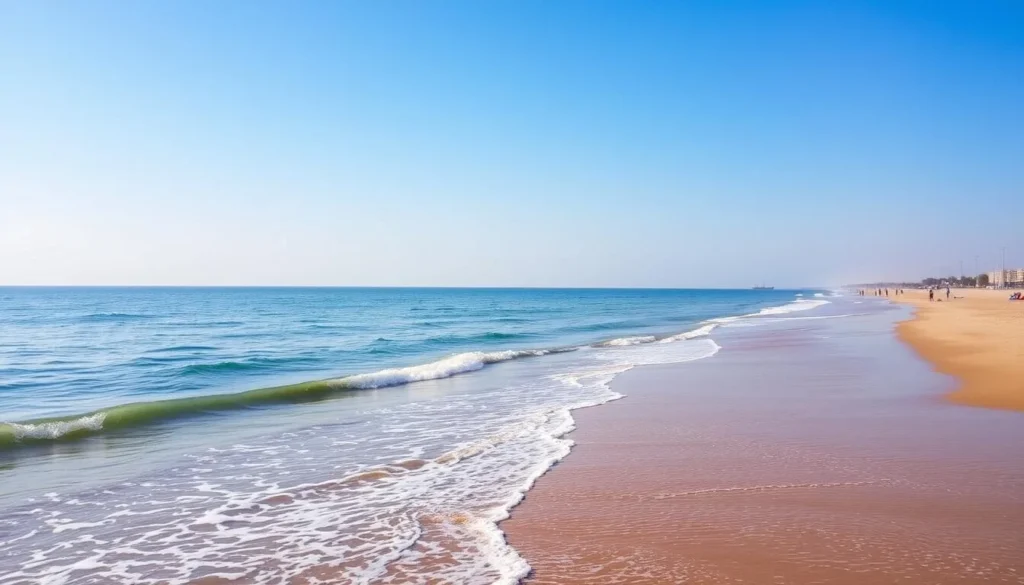 Image of a serene Lebanese beach during the summer