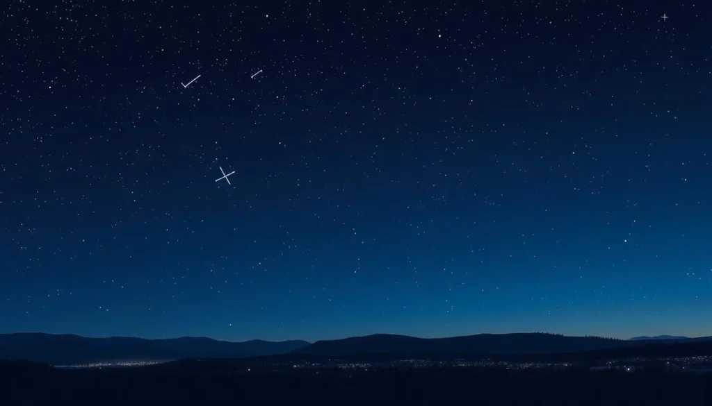 Image of a serene night sky in Bon Accord with minimal light pollution