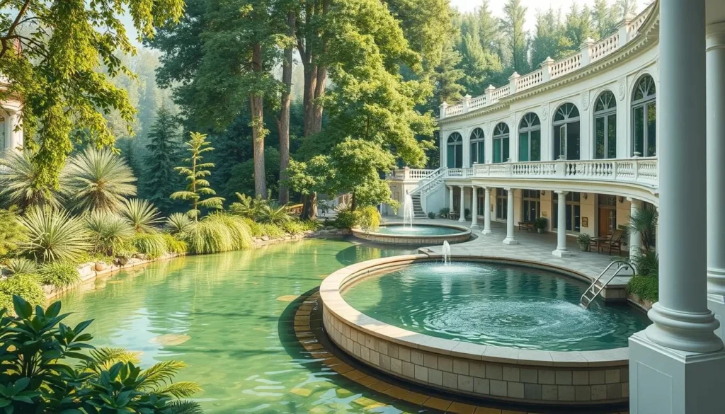 Image of a serene spa environment in Karlovy Vary