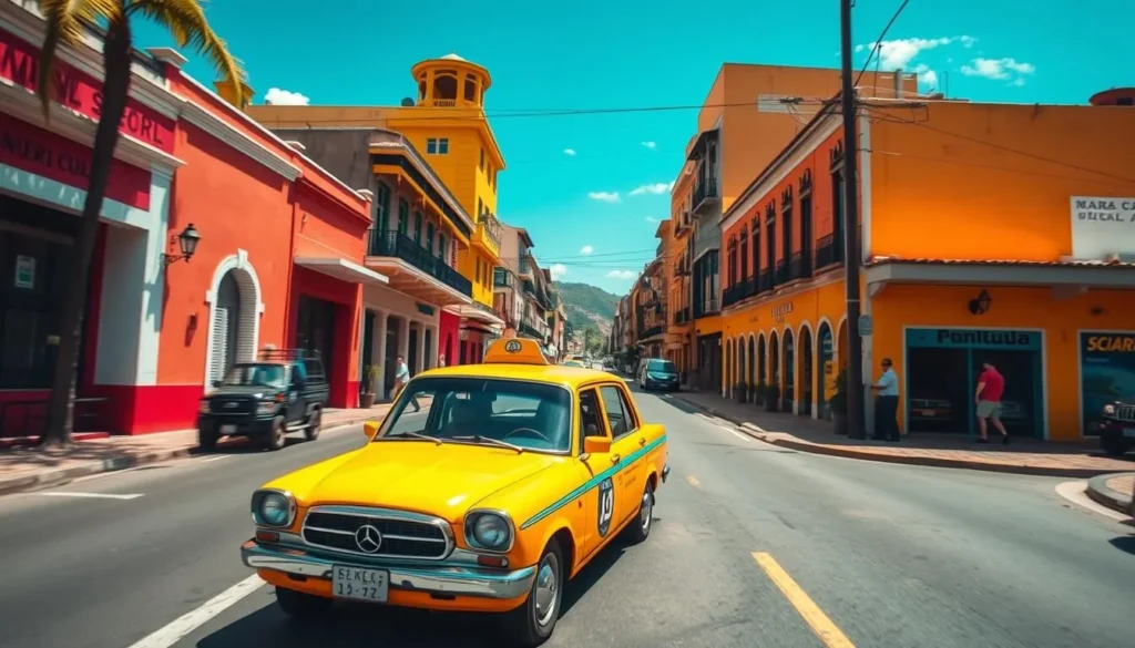 Image of a taxi in Puerto La Cruz