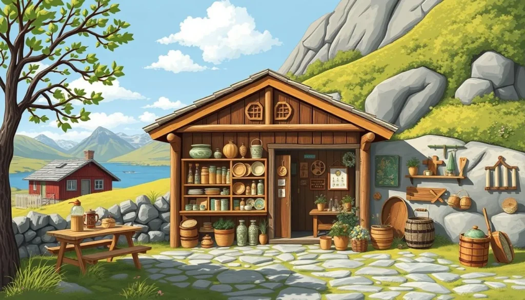 Image of a traditional Åland craft shop