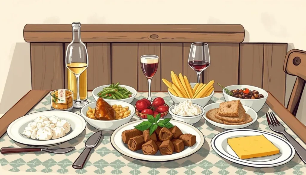 Image of a traditional Czech meal in Rakovnik