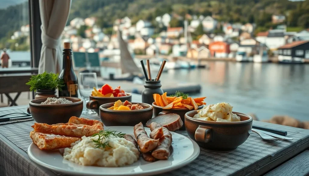 Image of a traditional Finnish meal in Rauma
