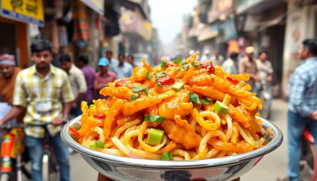 Image of a traditional Haryanvi dish or street food in Rohtak