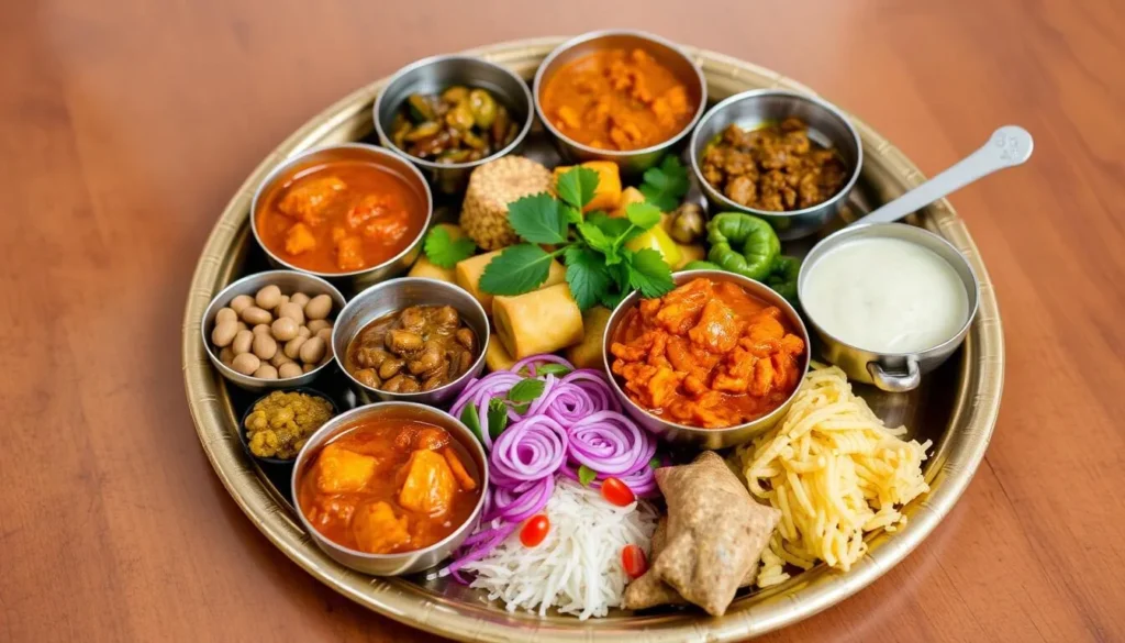 Image of a traditional Jabalpur thali