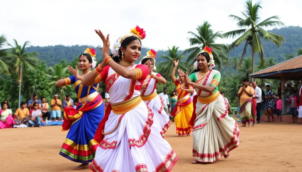 Image of a traditional Kerala dance performance