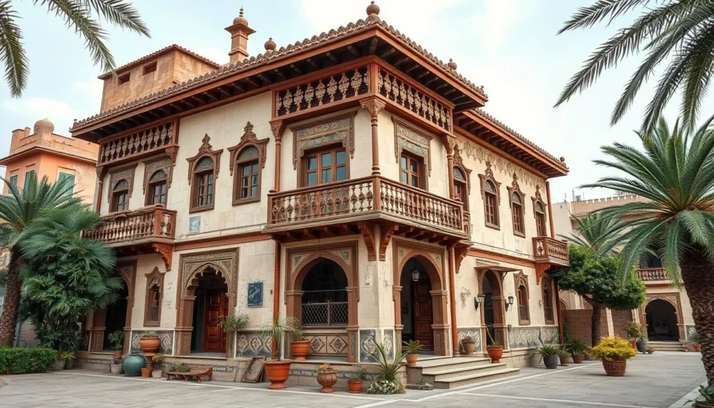 Image of a traditional Sanaa hotel