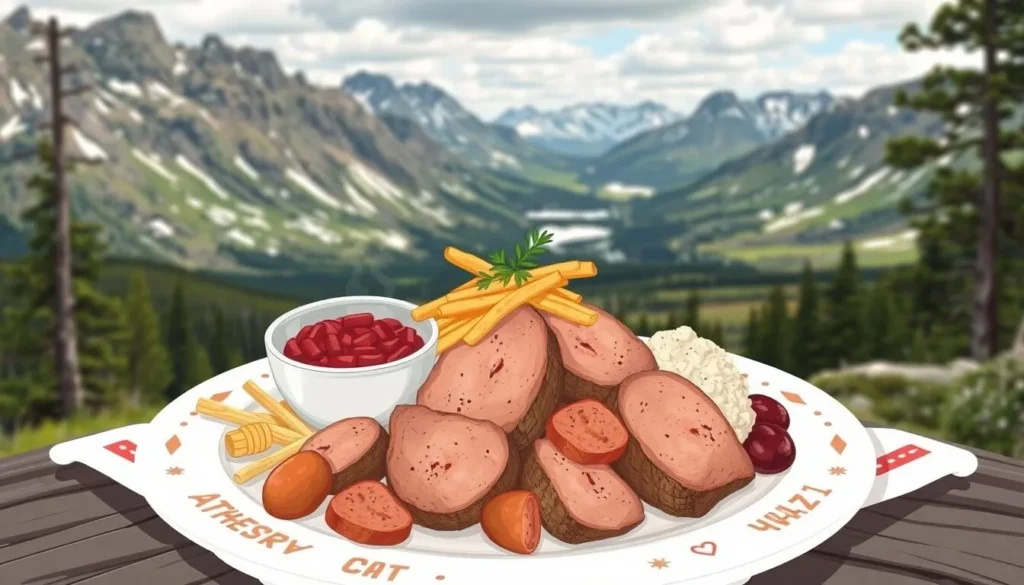 Image of a traditional Swedish mountain dish
