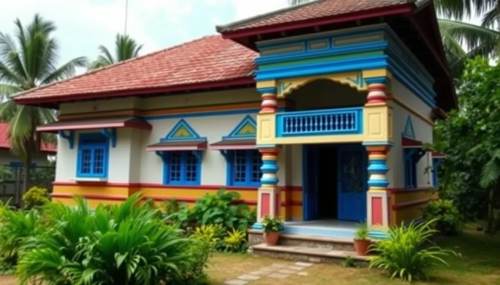 Image of a traditional Tamil home
