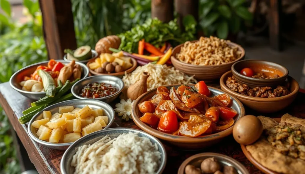 Image of a traditional Venezuelan meal in Cabimas