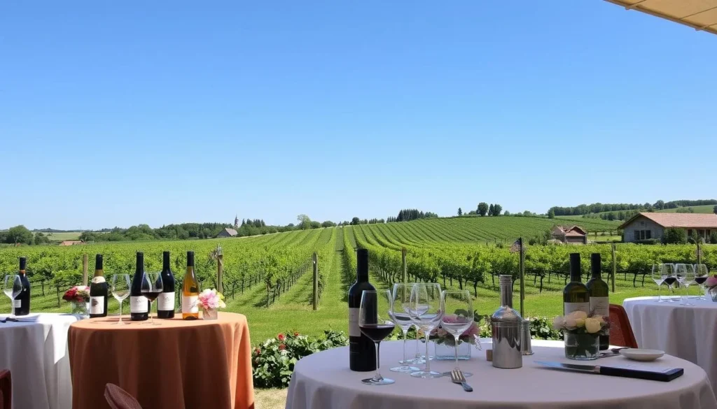 Image of a wine tasting event in Moravia