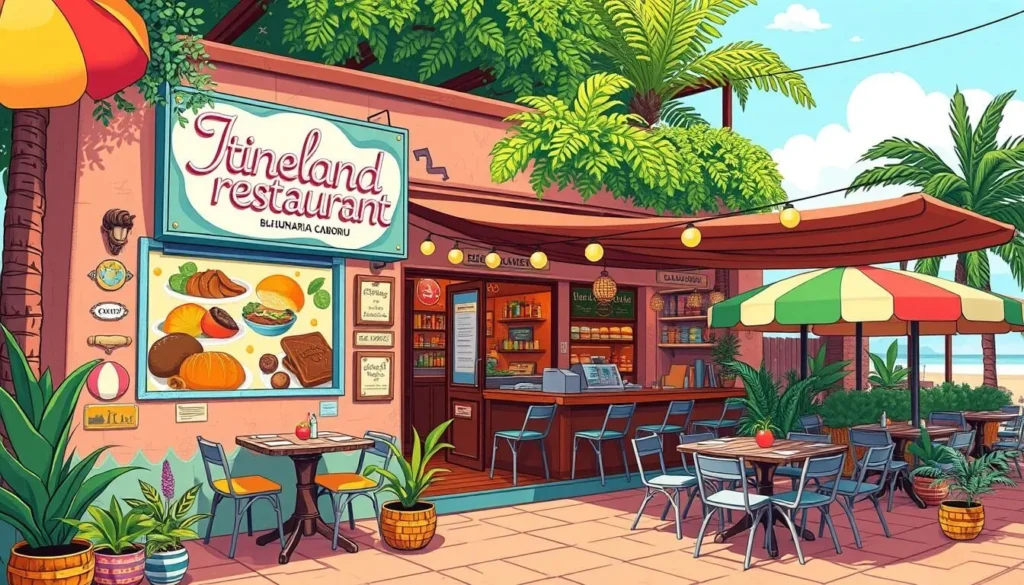 Image of an international restaurant in Balneario Camboriu